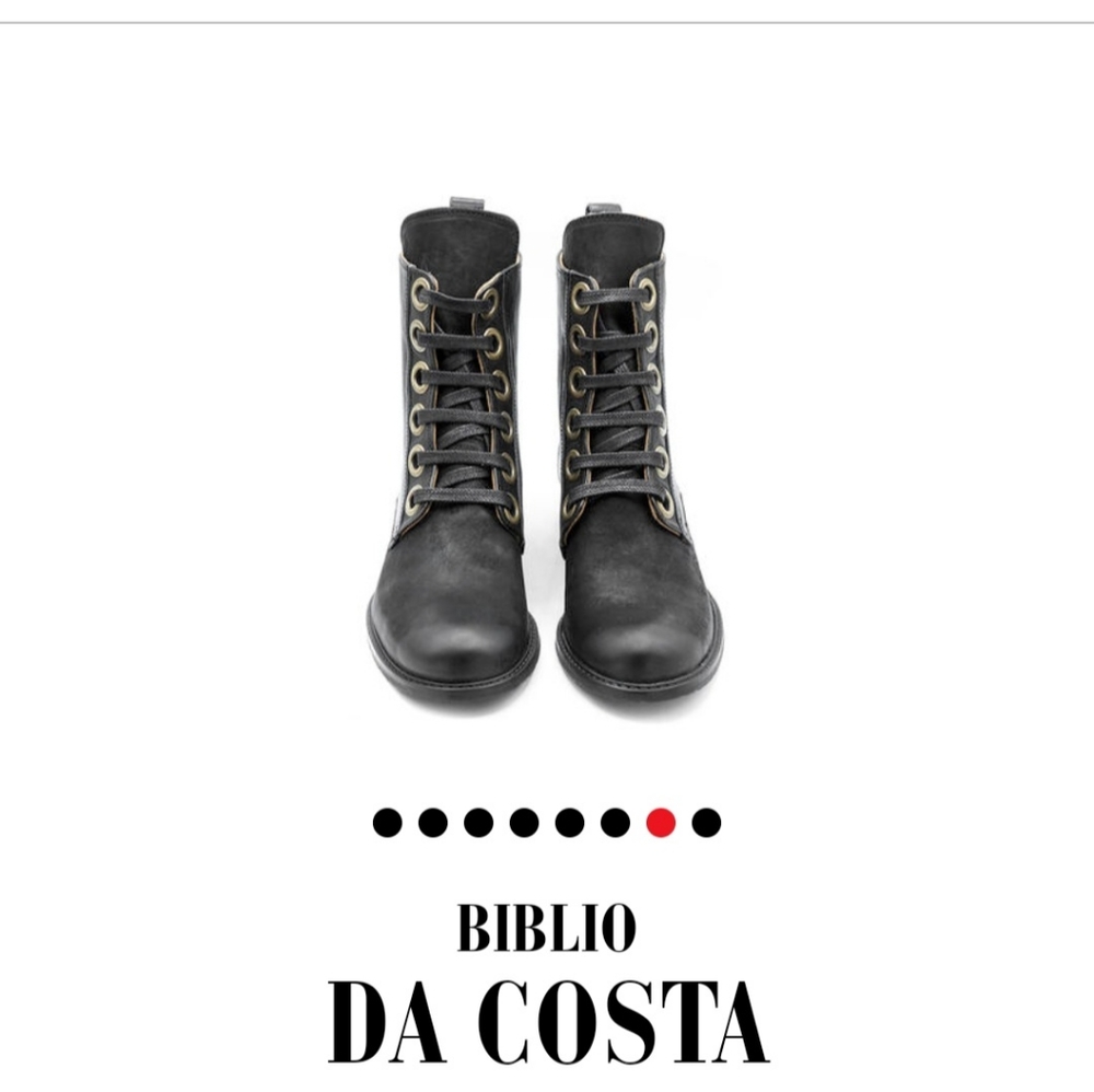 NWT John Fluevog Da Costa Biblio laced up leather ankle boots Size 9 Wome - Picture 8 of 15